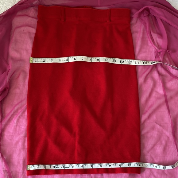 Body by Victoria Red Pencil Skirt Size 0 - Picture 16 of 16